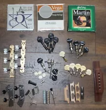 Banjo Violin Guitar Tuning Pegs Bridge Knobs Schaller Grover & Other Lot