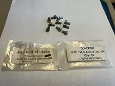 S&S SUPER E & G CARBURETOR ACCELERATOR PUMP CAP SCREWS FOR SALE 10 #50-0042