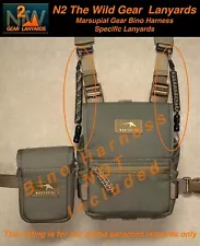 STANDARD Marsupial Bino Harness Specific "LANYARDS" (3 colors)