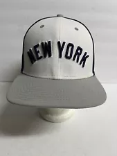 New York Yankees MLB Snapback Baseball Hat Cap Adjustable New York Spelling 3-D