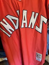 1975 Frank Robinson #20 Jersey XL Cleveland Indians Cooperstown Throwback Vtg