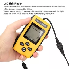 TL88 Handheld LCD Display Fish Finder Portable Fish Depth Finder W/ Sonar Sensor