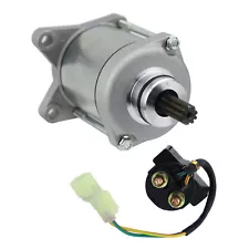 Starter&Relay for Honda Recon 250 TRX250TM FourTrax 2008-2020 19642 (For: 2017 Honda Recon 250)