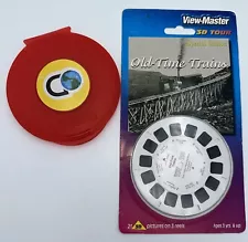 View-Master 3D Tour Old Time Trains 21 Pictures NEW SEALED Plus Case