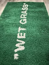 Off White “WET GRASS RUG” Virgil Abloh