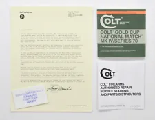 Colt Gold Cup National Match MK IV/Series 70 1981 Manual, Repair Stations List,