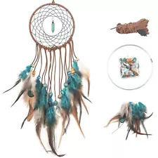 DIY Dream Catcher Kit - Making Dream Catcher Supplies Craft Kit for Turquoise