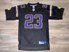 Michael Bennett #23 Minnesota Vikings NFL Black Reebok Football Jersey Medium M