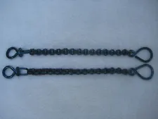 Rein Chains Prod. #BBR-09-- 11 - 12 inches long, Black, Blue, Patina, Stainless