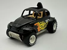 Hot Wheels Real Riders Volkswagen Blazin' Baja Bug, Black, 1:64, Excellent