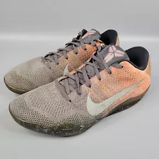 Nike Kobe 11 Elite Low Easter Gray Shoes Size 11 822675-078