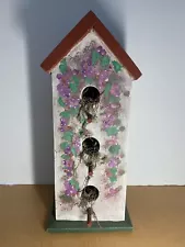 Birdhouse hand made hand painted