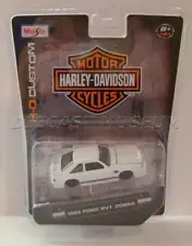 1993 '93 FORD MUSTANG SVT HARLEY DAVIDSON MOTOR CYCLES BIKE DIECAST HD CUSTOMS