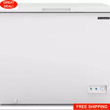 Chest Freezer Deep Frozen Food Storage Garage Ready Spare Home Appliance 7 Cu Ft