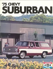 1975 Chevrolet Suburban C10 C20 K10 K20 Dealer Sales Brochure