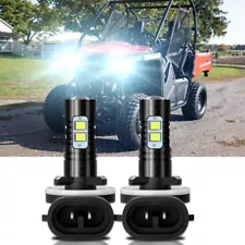 For Honda Pioneer 500 700 LED Bulbs 2014-2021 Headlights Lights Super Bright 2pc (For: 2019 Honda Pioneer 500)