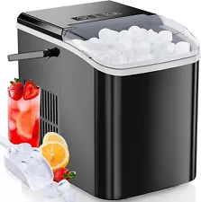 New ListingSweetcrispy Ice Maker Countertop, Portable Ice Machine Self-Cleaning with Scoop