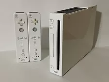 Nintendo Wii RVL-001 Console (Tested & Working, 2 Wiimotes, READ DESCRIPTION)