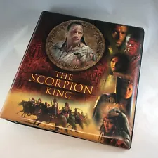 BINDER SALE: ALBUM FOR THE SCORPION KING MOVIE Collector Cards by Inkworks 2002