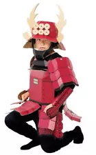 HALLOWEEN COSTUME Japanese Samurai Cardboard Armor children Wearable 100~120cm