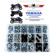 250pc Bolt Kit YAMAHA for all BANSHEE YFZ350 ATV plastic body engine lug nuts (For: Yamaha Banshee 350)