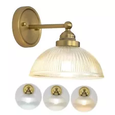 Rechargeable Battery Operated Industrial Wall Sconce with Remote Antique Brass