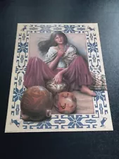 16 X 20" Southwestern Maiden W/ Pottery Picture Print Free Shipping