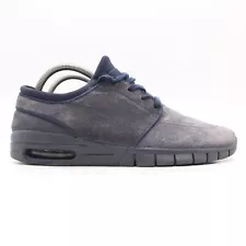 Nike Stefan Janoski Max Men’s Size 8 Navy Gray Sneakers Shoes 685299-440