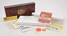 Colt Trooper MK V 6" & 8" 1982 Wood Grain Foam Insert Box And Paperwork Package.