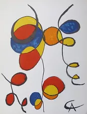 calder lithograph signed for sale