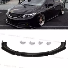 For Honda Civic Sedan SI 2013-2015 2014 9th Front Bumper Lip Splitter w/screws (For: 2013 Honda Civic)