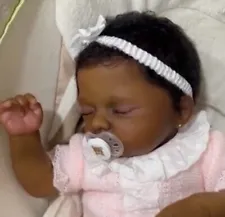 RUBY Asleep AA -African American Reborn baby ~Stunning! -COA