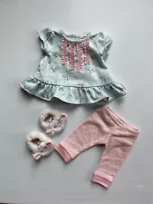 American Girl Doll Bitty Baby Lambie Pajamas Outfit For 15” Dolls