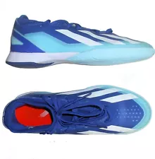 ADIDAS X CrazyFast3 Youth/men 7 Blue Aqua Sneaker Indoor Soccer Shoes