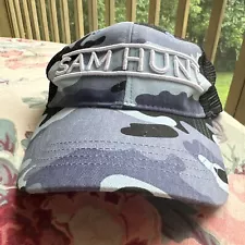 Sam Hunt SnapBack Trucker Hat Blue Camo