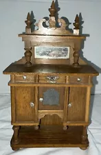 Dollhouse Miniature - c1880 English Oak Buffet ANTIQUE