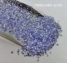 TANZANITE GEMSTONE ROUND 2 MM LOT LOOSE NATURAL WHOLESALE TANZANITE GEMSTONES