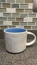 Starbucks Coffee 14oz PARIS France OLYMPICS 2024 Mug YAH YOU ARE HERE Cup NIB