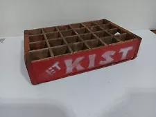 Vintage Orange Kist Soda 24 Bottle Wooden Crate "Get Kist"