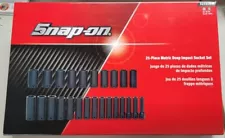 Snap-On 1/2" Metric Deep Impact Socket Set 25-piece Part # 325SIMM