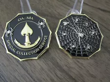 Central Intelligence Agency Special Collection Service CIA NSA Challenge Coin