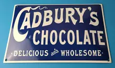 New ListingVintage Cadbury's Chocolate Sign - Gas Service Station Pump Porcelain Store Sign