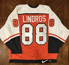 Vintage Eric Lindros Philadelphia Flyers Nike NHL Jersey Size Men’s XXL 56