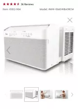 Midea air conditioner u shaped/window 10,000 btu