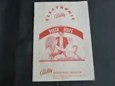 Mata Hari Electronic Bally Wulff Deutsch German Manual Pinball.