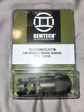 Gemtech Muzzle Brake .308/7.62 - 5/8X24 Black Finish *NEW*