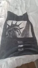 All Saints Mens Vest Open NoT For SALE Very rare statue of liberty