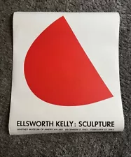 1982 Ellsworth Kelly: Sculpture large Original Offset Lithograph