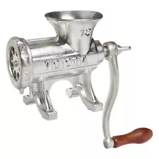 Victoria Cast Iron Meat Grinder with a Table Fixed Mount, Manual Sausage Grin...