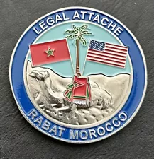 Rare- Old RABBAT MOROCCO AFRICA FBI LEGAL ATTACHE